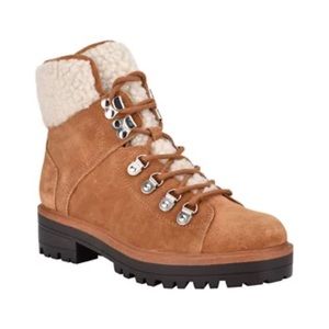 Marc Fisher Isalia Shearling Hiker Boots